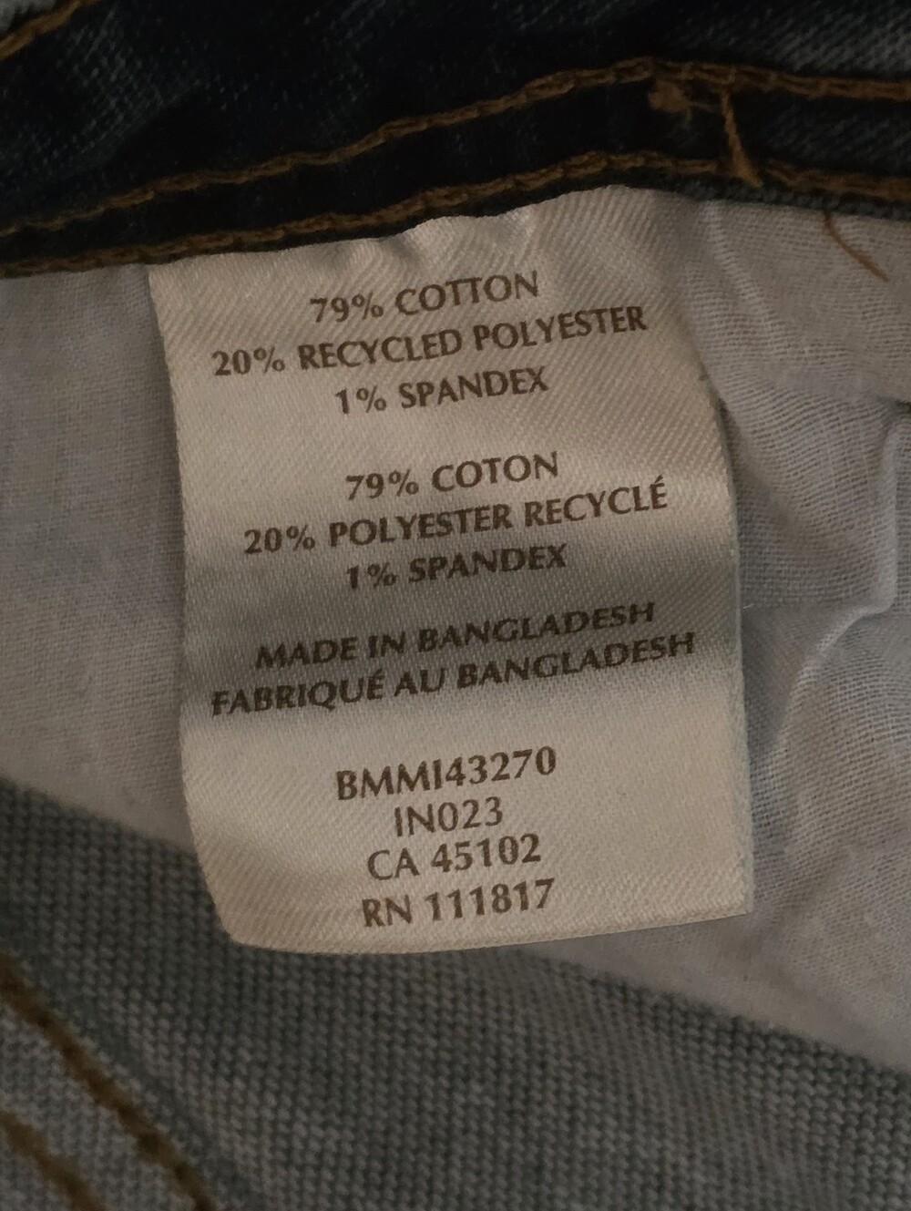 Vintage Bench Denim Classic Blue Straight Leg Jeans Women's 30 Y2K Streetwear - Picture 8 of 13